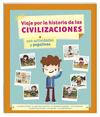 VIAJE POR LA HISTORIA DE LAS CIVILIZACIONES  + PEGATINAS Y JUEGOS