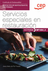 MANUAL SERVICIOS ESPECIALES EN RESTAURACION (MF105