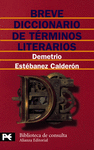 BREVE DICCIONARIO DE TERMINOS LITERARIOS