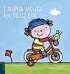 LAURA MONTA EN BICICLETA  (PALO