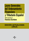 LEYES GENERALES DEL ORDENAMIENTO FINANCIERO Y TRIBUTARIO ESPA�OL