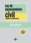 LEY DE ENJUICIAMIENTO CIVIL Y LEGISLACIN COMPLEMENTARIA 2017