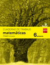 CUADERNO MATEM�TICAS 1 TRIMESTRE 6� PRIMARIA SAVIA