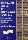 DICCIONARIO GENERAL DE ABREVIATURAS ESPA�OLAS